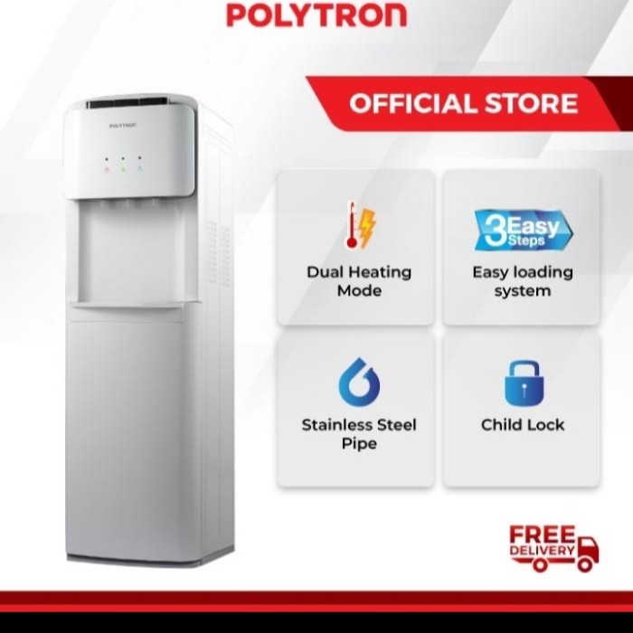 DISPENSER GALON BAWAH POLYTRON PWC 600 PWC600 LOW WATT