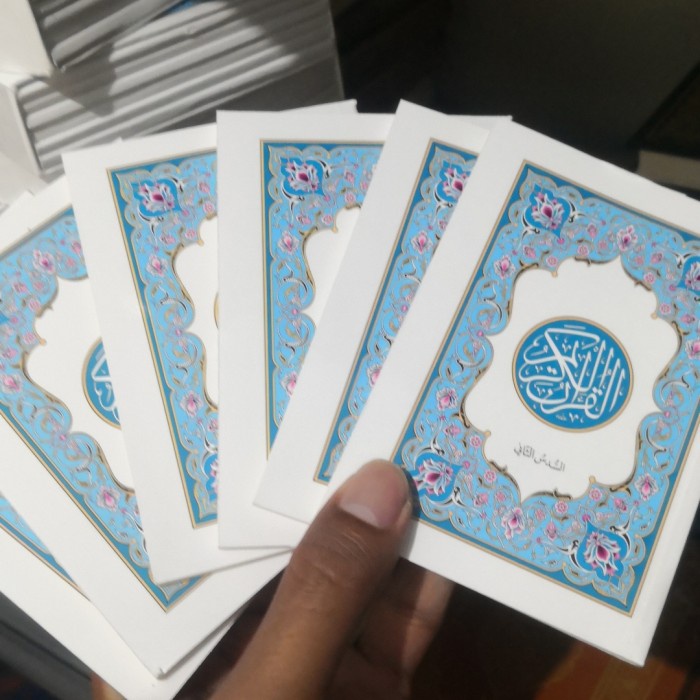 MUSHAF SAKU MADINAH PER 5 JUZ ORIGINAL / QURAN SAKU MADINAH MUJAZZA' KODE 818