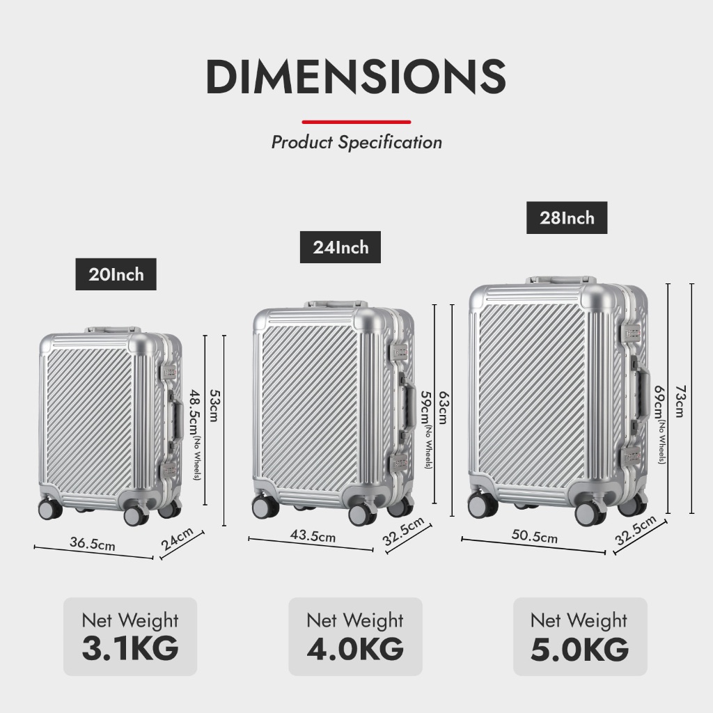 NEW [NEW ARRIVAL] Roaming Koper Kabin & Bagasi R017