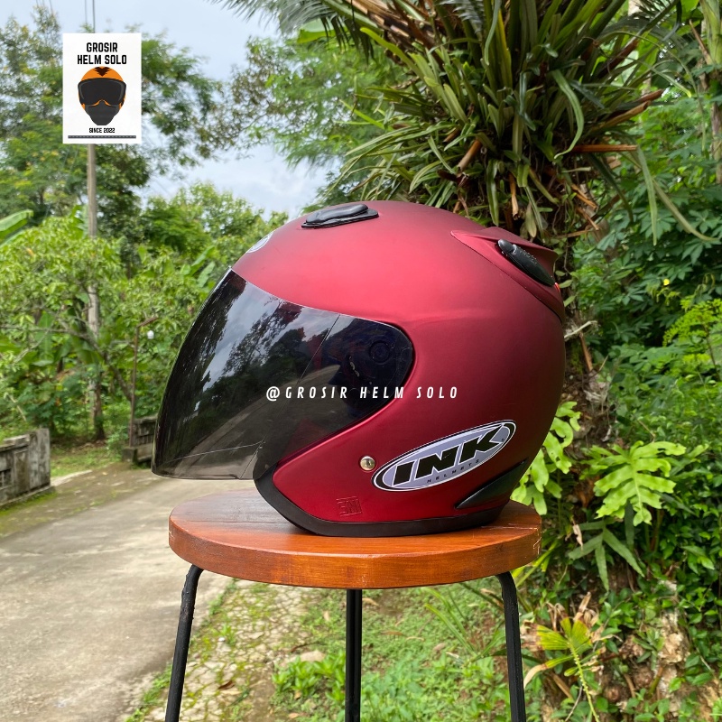 TERMURAH Helm Centro INK KW + Kaca dewasa pria wanita SNI