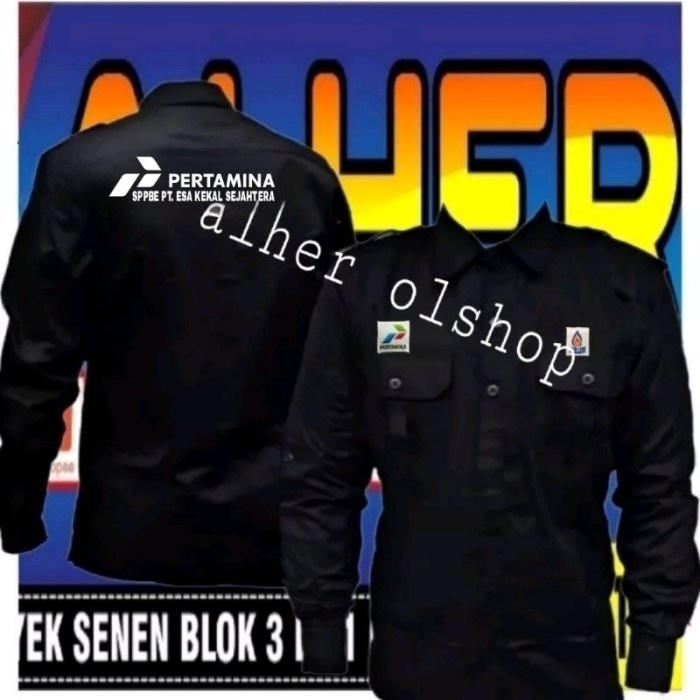 seragam elpiji baju elpiji seragam elpiji Pdh elpiji kemeja Pertamina