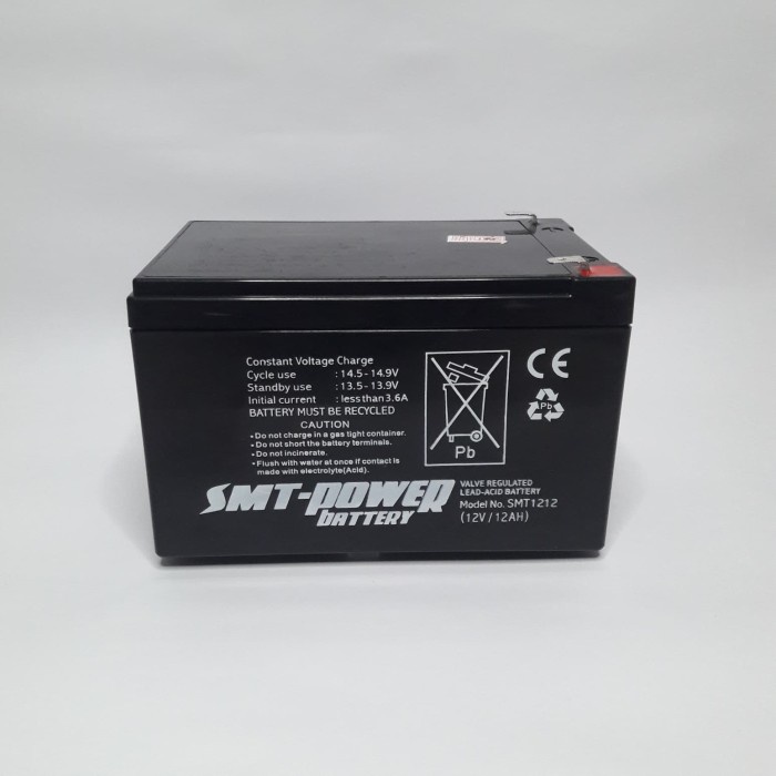 ACCU 12V 12A AKI TIGER AKI SCOTER AKI SEPEDA LISTRIK SEPEDA CAS VRLA KODE 977