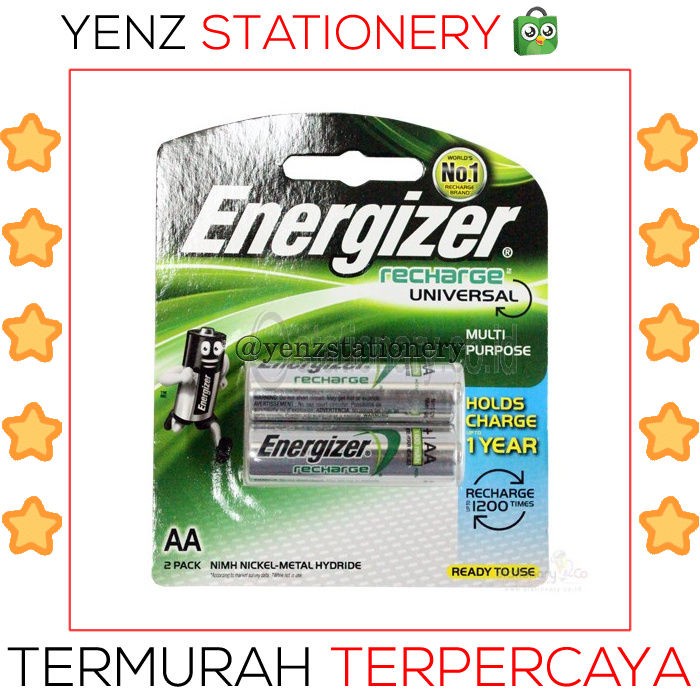 BATERAI ENERGIZER AA RECHARGEABLE KODE 457