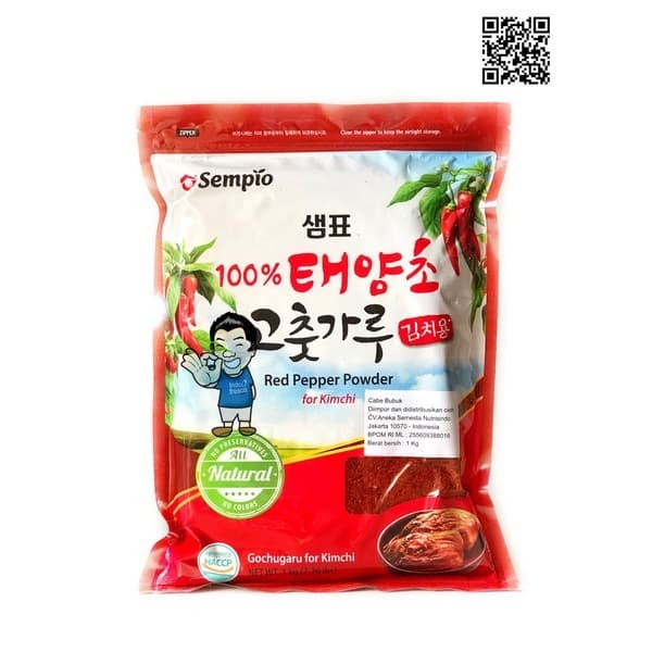 

Sempio Gochugaru for Kimchi Red Pepper Powder-Bubuk Cabe Korea 1Kg