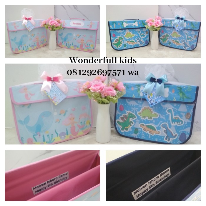 souvenir map folder/tas folder custom