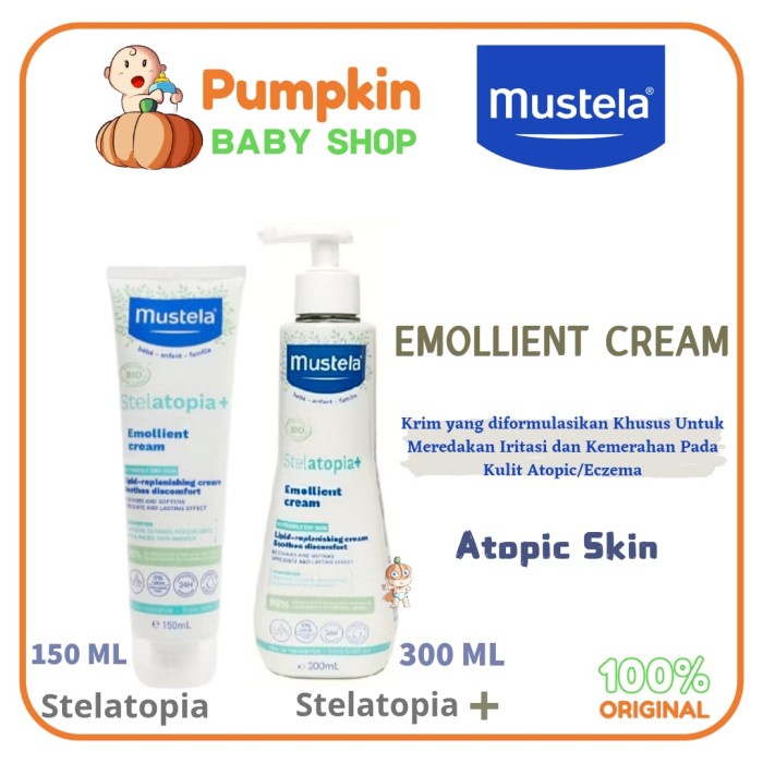 TERBARU - MUSTELA Stelatopia Emollient Cream - Mustela Stelatopia+ Emollient Cream