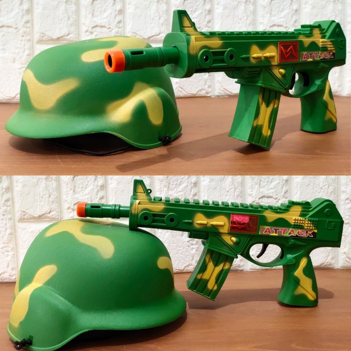 Mainan Tembakan Helm Tentara Mainan Set Tentara