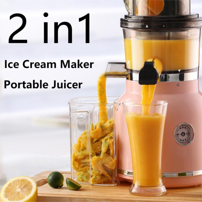 Terlaris Juicer Portable 99% Fresh Slow Juicer Jus 900Ml Diameter Besar Juicer