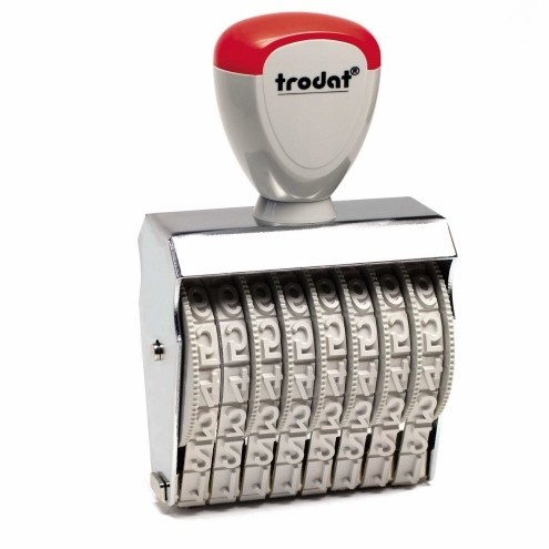 

numerator trodat 1598 9mm/8 digit