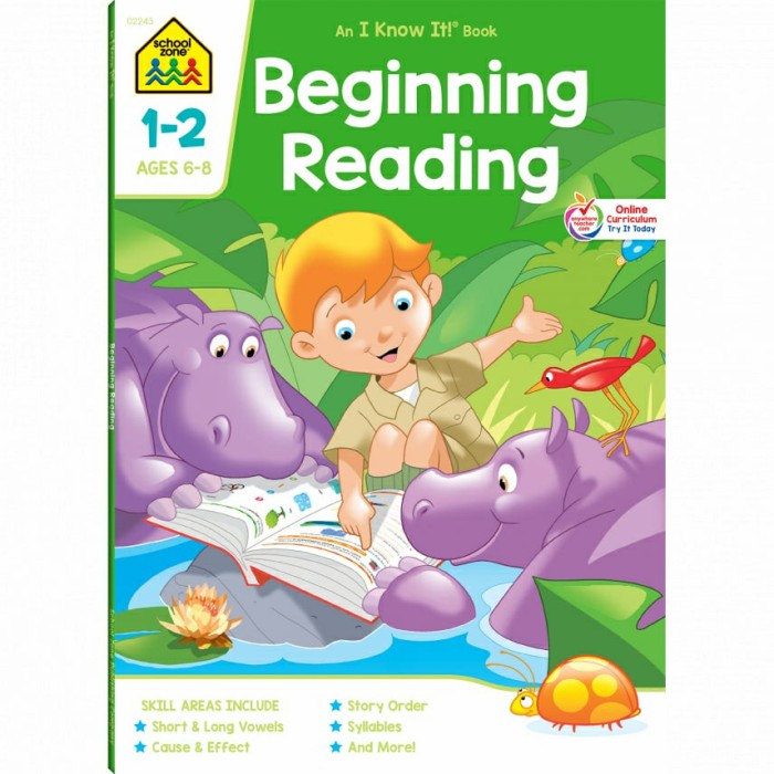 

Beginning Reading 1-2 ages 6-8
