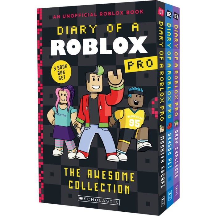 

HOT SALE! The Awesome Collection (Diary of a Roblox Pro Book 1-3)