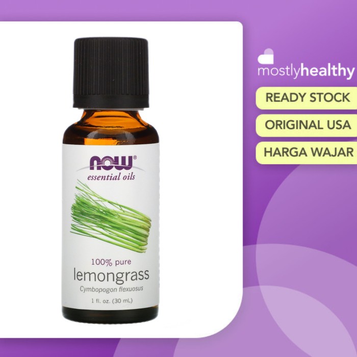 

HOT SALE! Now Foods Essential Oils Lemongrass