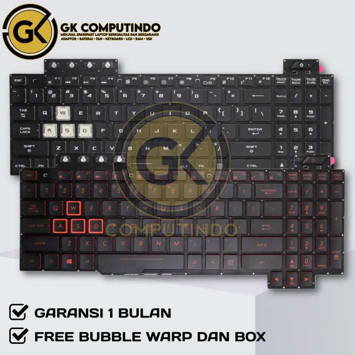 Keyboard Asus TUF Gaming FX505 FX505DD FX505DT FX505U FX505DY FX505GD