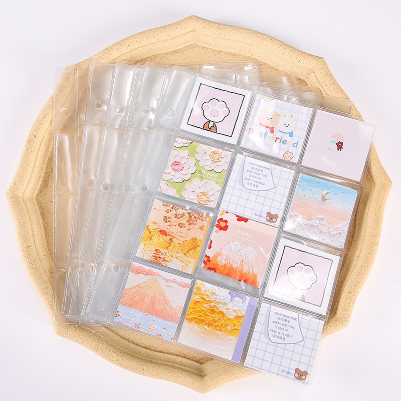 

Simple Clear Style Photo Album Binder for Mini 3 Inch 4 Inch 6 Inch 5 x 5 cm Inner Pockets Photo