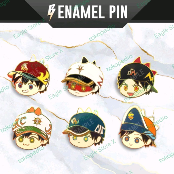 Enamel Pins Boboiboy Fusion