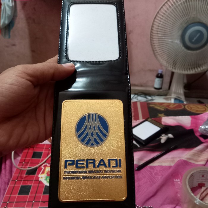 

Name tag id card Saku PERADI Terbaru Kode 176