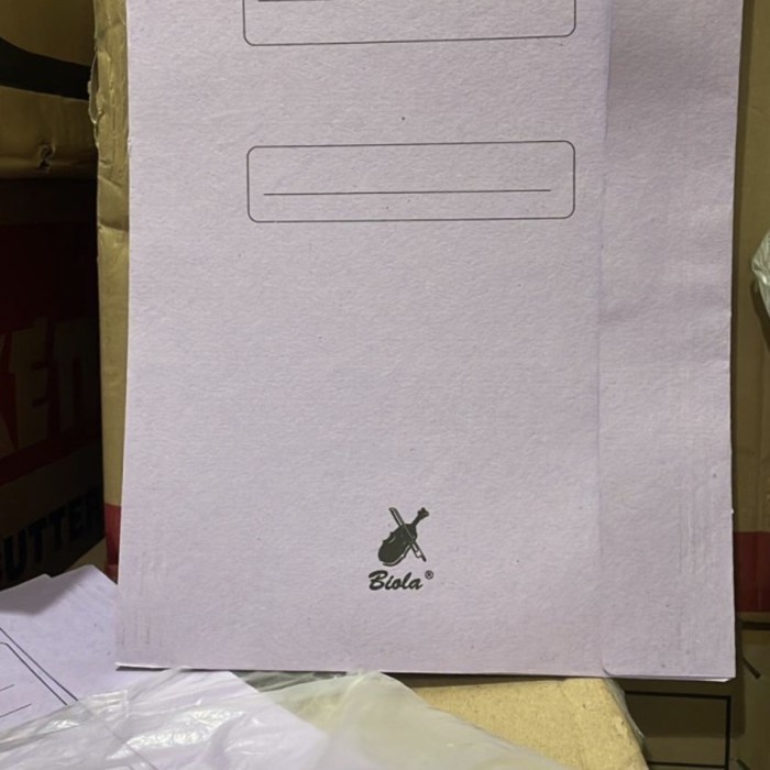 

map biola 5002 1 dus 50pcs Ungu Putih Kode 67