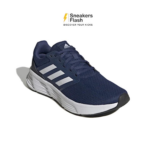 ADIDAS Galaxy 6 Tech Indigo Sepatu Lari Pria - GW4139 - Size 44.7