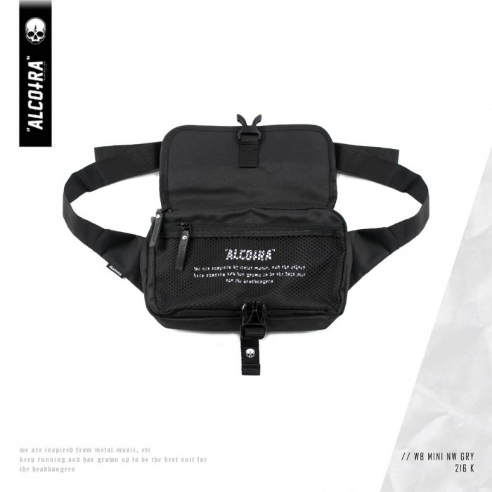 Wb Mini New Gray // Waistbag Alcotra // Tas Pinggang Alcotra New