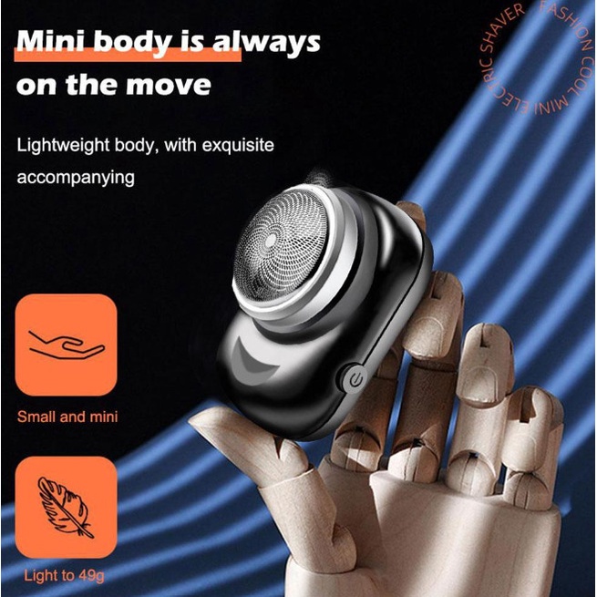 mini shaver alat cukur elektrik pencukur jenggot kumis rechargeable [kualitas terbaik]