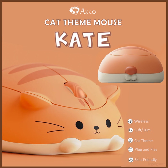 Akko Cat Theme Mouse Kate - Wireless Mouse