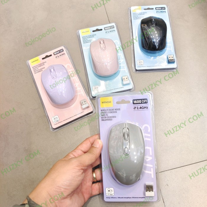 MINISO Fashion Mouse Wireless SILENT CLICK (Model LW-13)