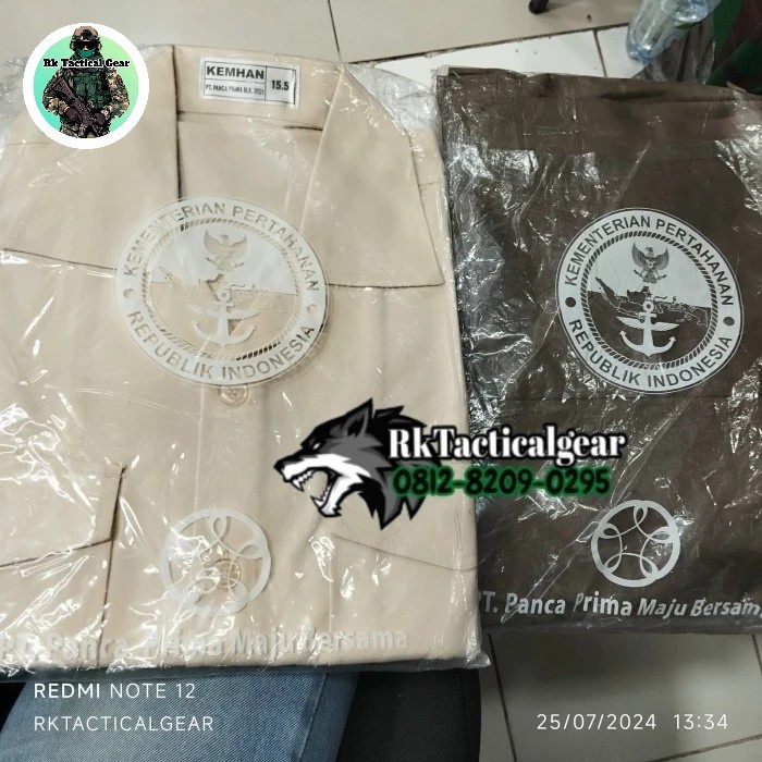 BAJU SERAGAM PDH PNS KEMHAN 1 STEL BAJU PNS KEMHAN KUALITAS TERBAIK