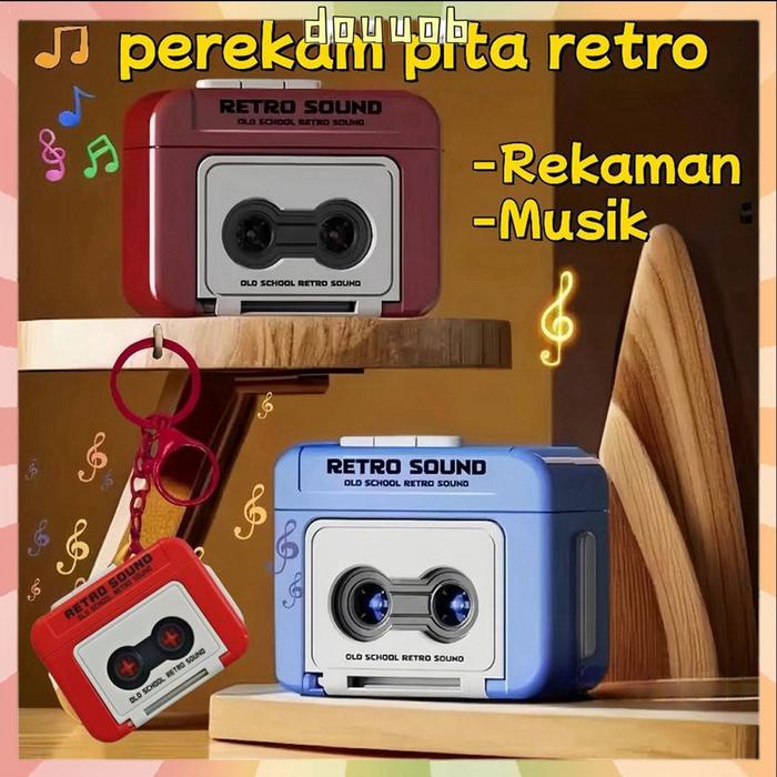 [Dapat merekam] Kotak Musik mini Gantungan Kunci/ Couple Keychain Rekaman /Gantungan Kunci Rekam