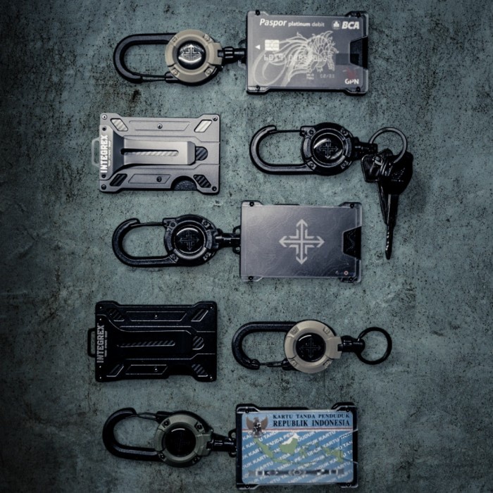 

Flexi Retractable Carabiner Card Holder Kode 490