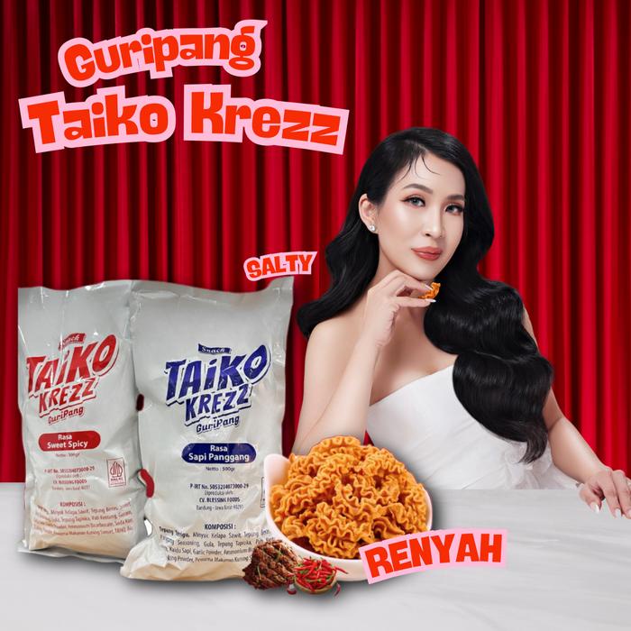 

wdo - (HALAL)taiko krezz Camilan ikan cumi kembang/Camilan murah/Hadiah makanan/Camilan higienis/Cemilan