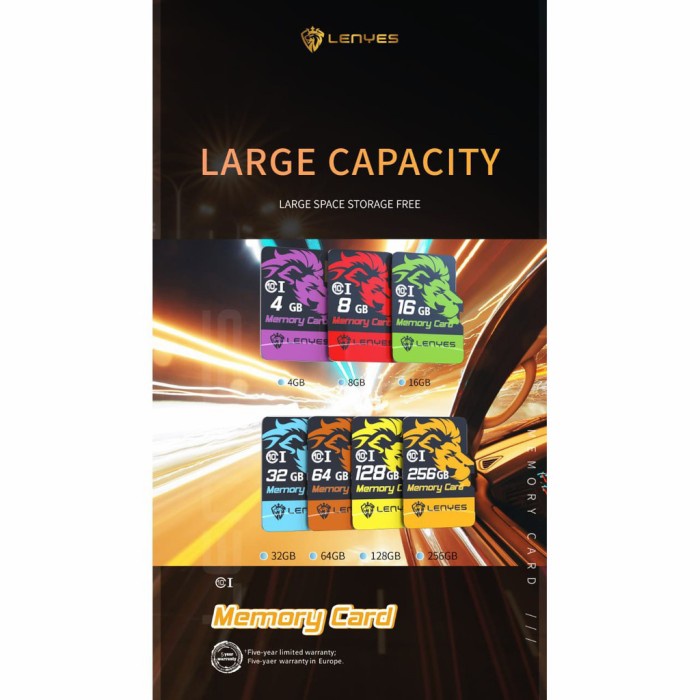 Memory Card Lenyes 64Gb Class 10 Micro Sd Kartu Memori 64 Gb Mmc