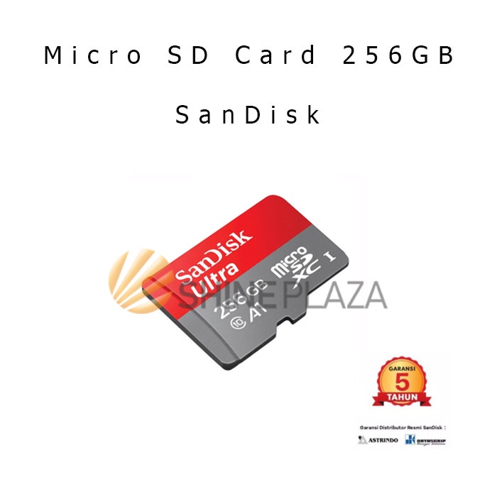 Sandisk 256Gb 120Mb/S Ultra Micro Sd Kartu Memory 100% Original