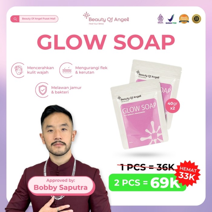 Beauty Of Angel Dr Richard Lee Bundling Glow Soap Boa Sabun Kecantikan Dna Salmon Collagen Bpom