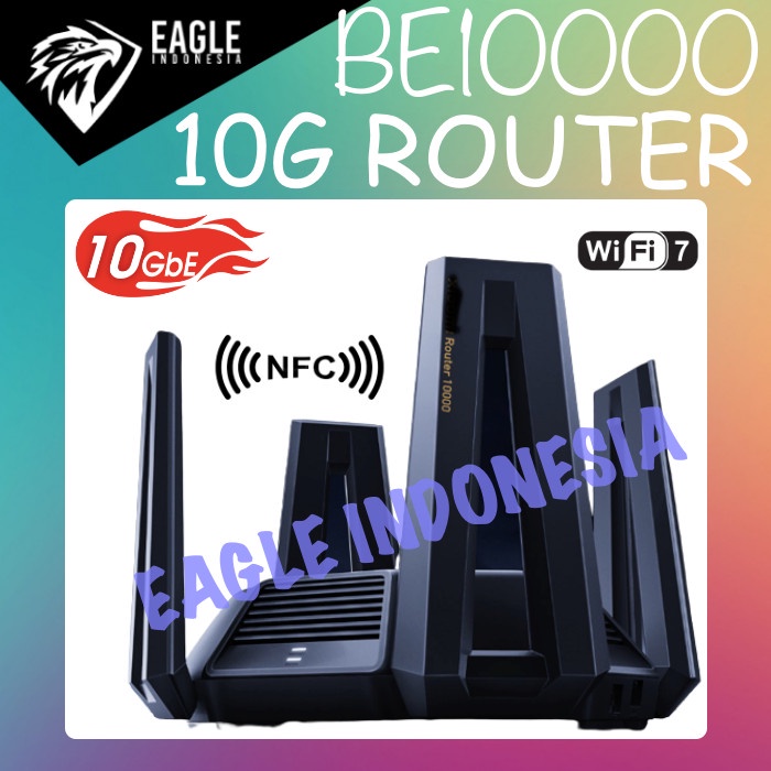 Jual Murah BE10000 BE7000 WIFI7 WIFI 7 TRI BAND GIGABIT WIFI MESH ROUTER NFC