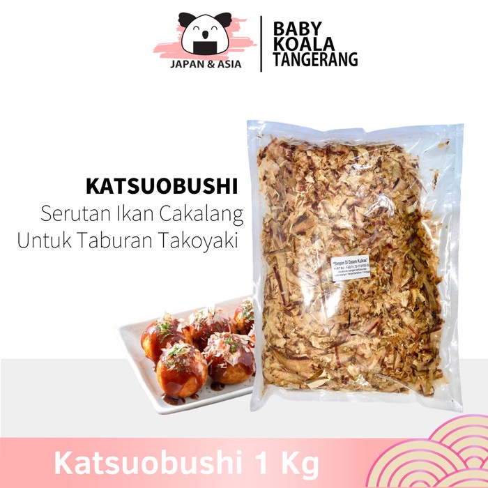 

KATSUOBUSHI Bonito Flakes 1 Kg Halal Taburan Takoyaki