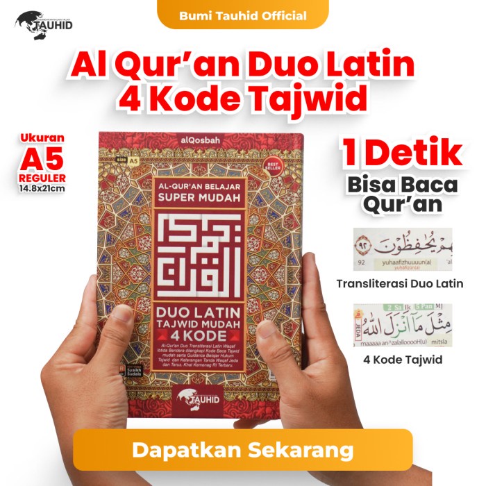 

Ready Al Quran Duo Latin Terjemahan Waqaf Ibtida Tajwid Warna Al Madrasah A5