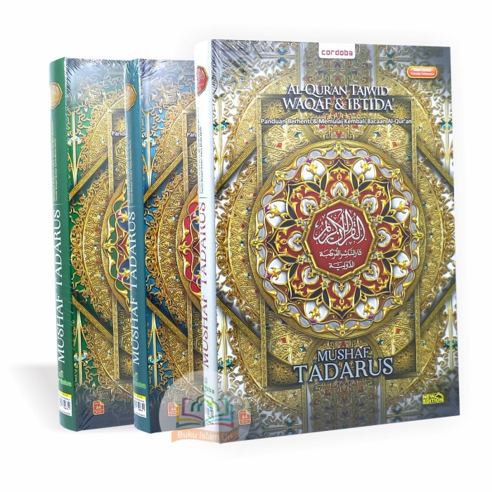 

Ready Mushaf Tadarus A4 Hc - Al-Quran Tajwid Warna Waqaf Ibtida - Cordoba