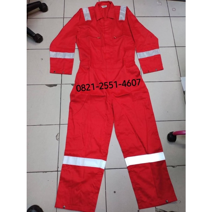 XXL Wearpack Safety / Coverall Full Katun Cotton Scotlite 3M