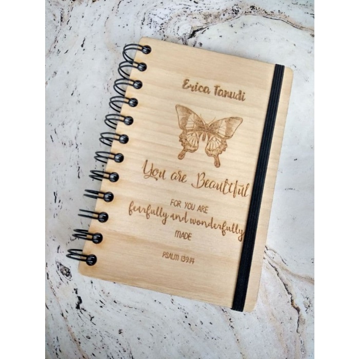 

Wooden Notes A5 Butterfly Jurnal Kayu Kupu2 Murah Buku Catat Murah