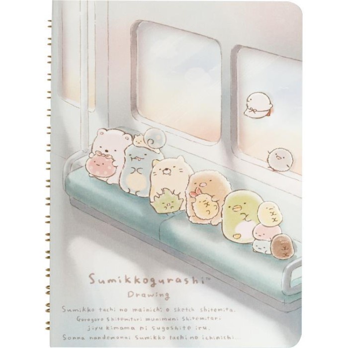 

Notebook B6 San-X Sumikko Gurashi Drawing 60 Sheets Grid Ruled Buku Tulis Buku Catatan Limited