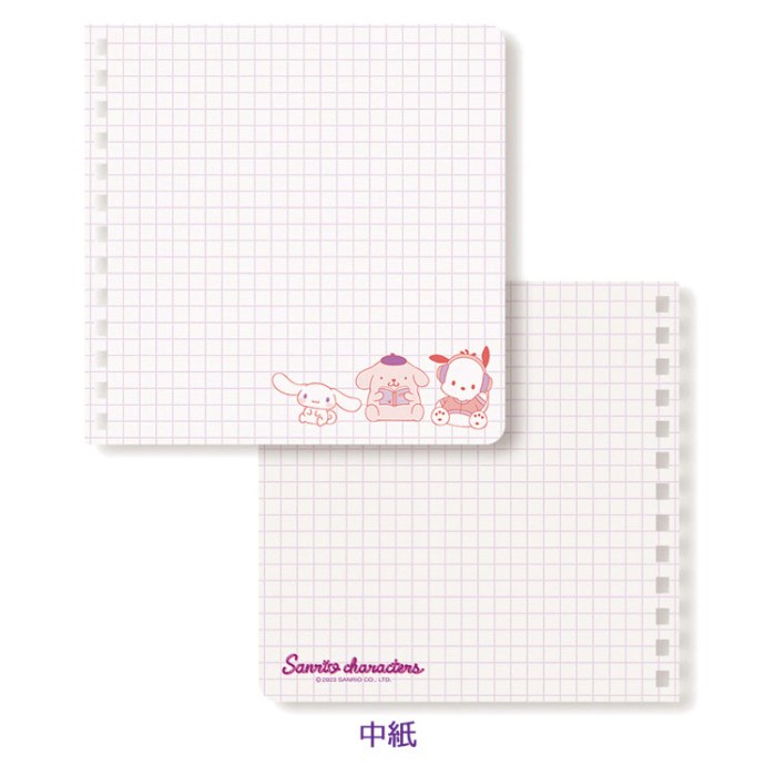 

M-Plan Grid Notebook Sanrio City Pop Buku Tulis Kotak Limited Edition