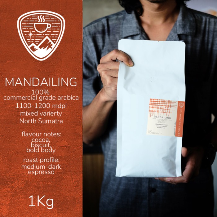

100% Biji Kopi Arabika Mandailing Roasted Commercial - BEST PRICE