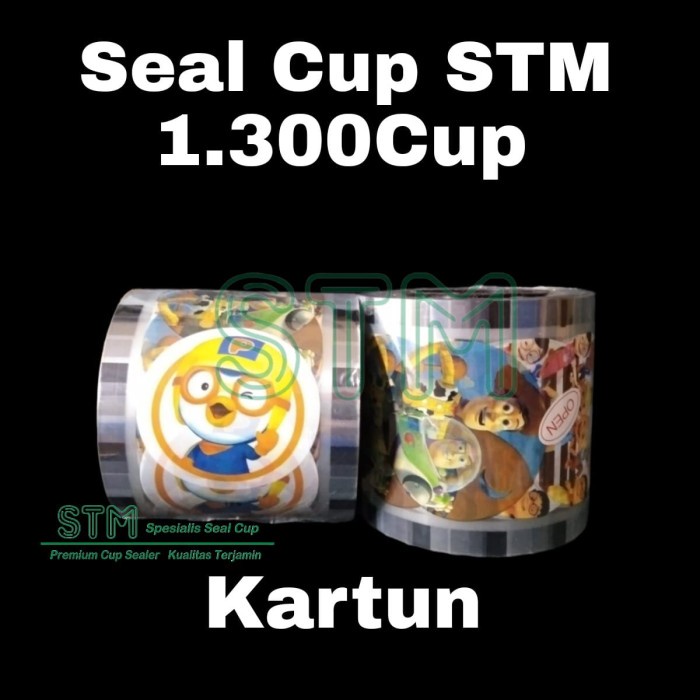 HOT SALE Plastik lid cup sealer motip kartun dan buah
