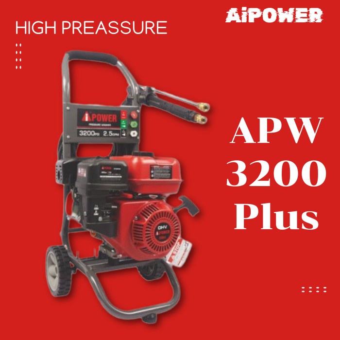 Herzliya Aipower Jet Cleaner Pressure Washer Apw 3200 Plus