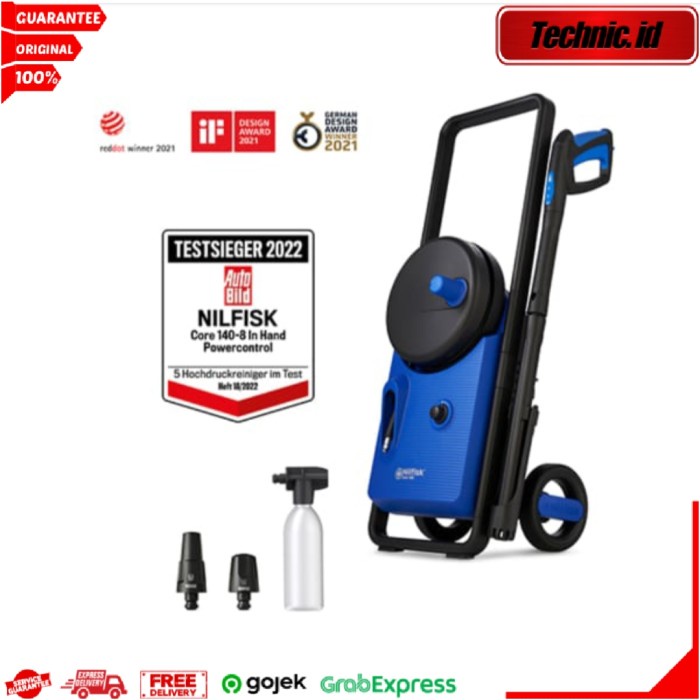 Herzliya Mesin Steam Nilfisk 140 Pc High Pressure Cleaner Cold Home Use Core Mesin Jet Cleaner Mesin