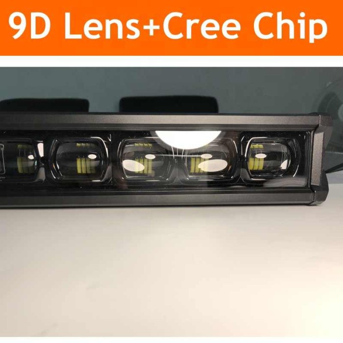 Lampu Sorot Led Light Bar Premium Black Phantom Series