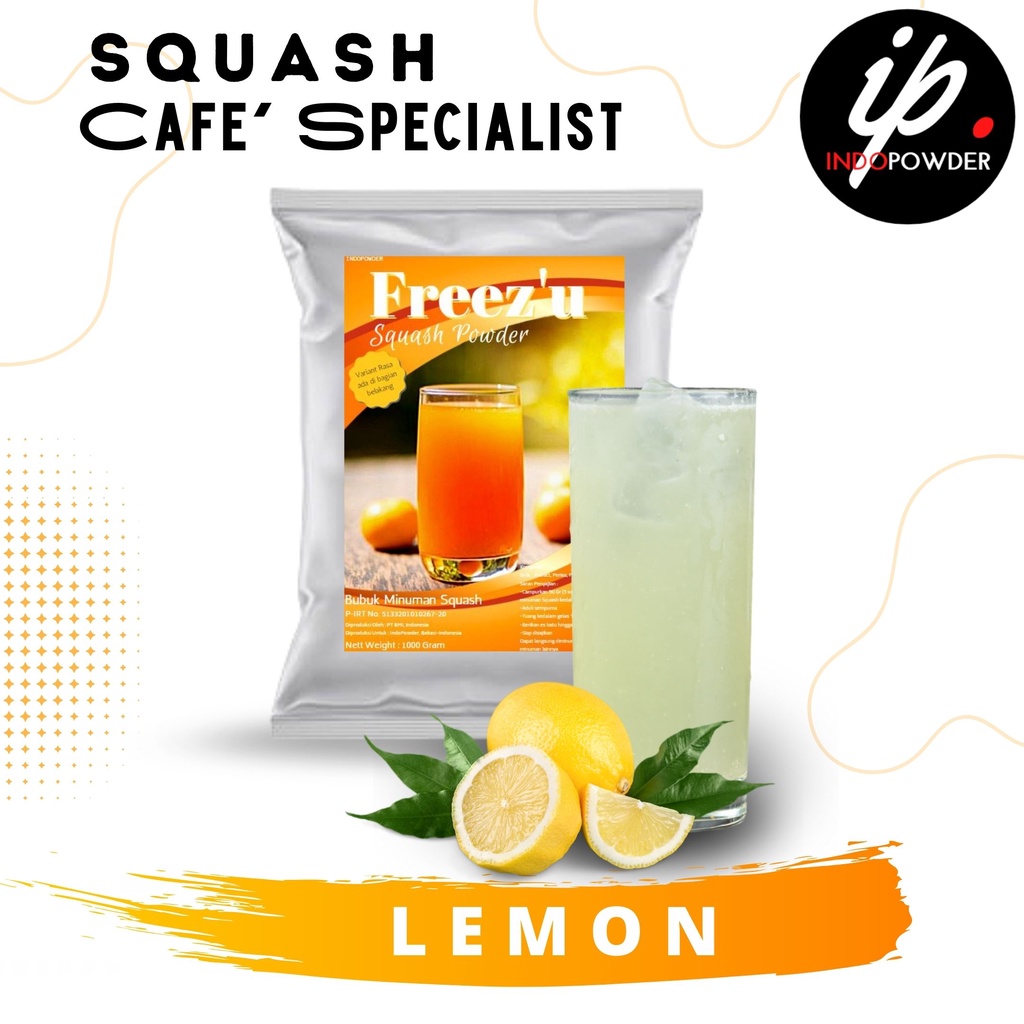 

IP Bogor - Bubuk Minuman SQUASH Rasa LEMON 1Kg Untuk Cafe, Waralaba dan Resto