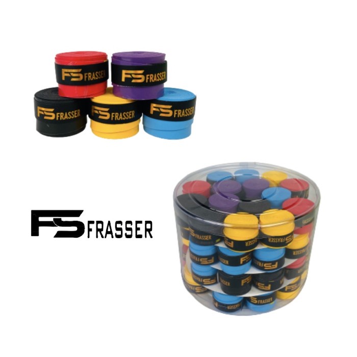 HOT SALE Grip Raket Bulutangkis Badminton Frasser Karet Polos