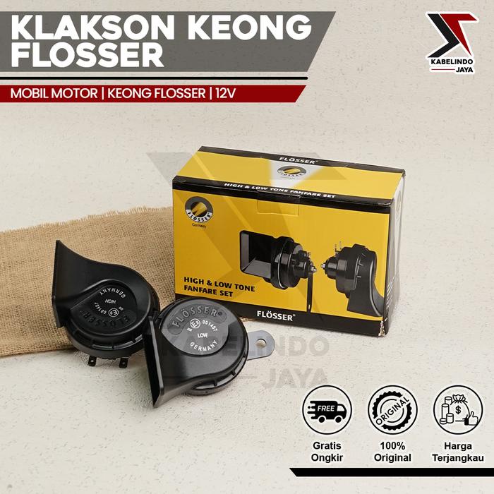 FLOSSER (FER) Klakson BMW Keong Mobil Motor Original Germany