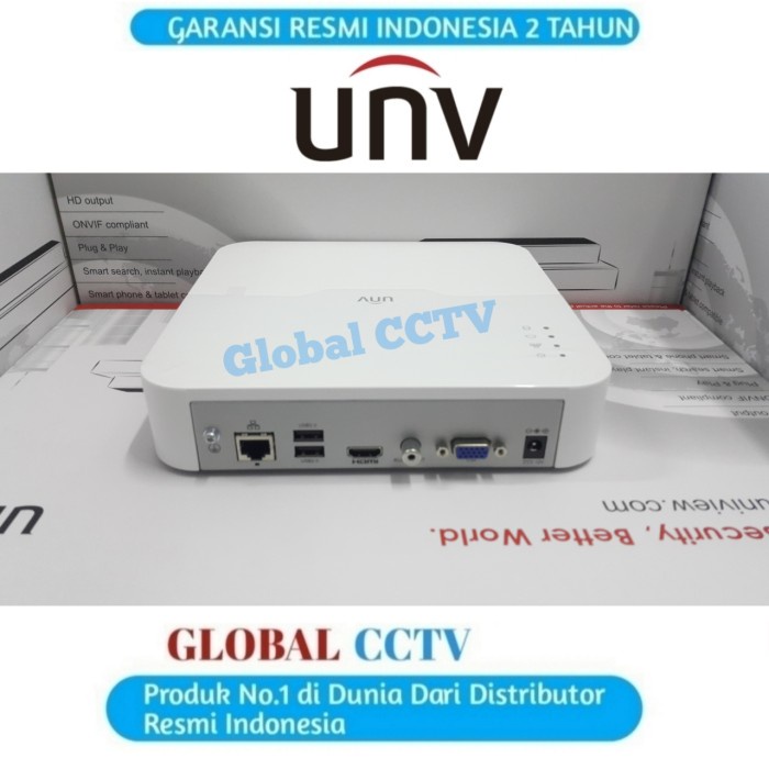 UNIVIEW NVR301-08LB NVR 8 ANNEL UNV 2MP / NVR 8 ANNEL UNIVIEW 2MP